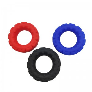 Factory Wholesale Best Price Male Delay Ejaculation Soft Silicone Penis Cock Rings For Men (tire-shaped ring)