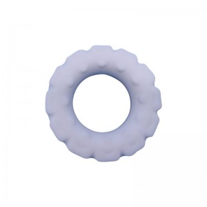 Factory Wholesale Best Price Male Delay Ejaculation Soft Silicone Penis Cock Rings For Men (tire-shaped ring black&white)