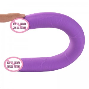 832 Lesbian Dual head Adult Sex Toys Double Dildo penetration head double side ended Dildo for Couples Women Gay