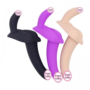 850 Lesbian Dual head purple Adult Sex Toys turtle Double headed dragon side ended Dildo for Couples Women Gay